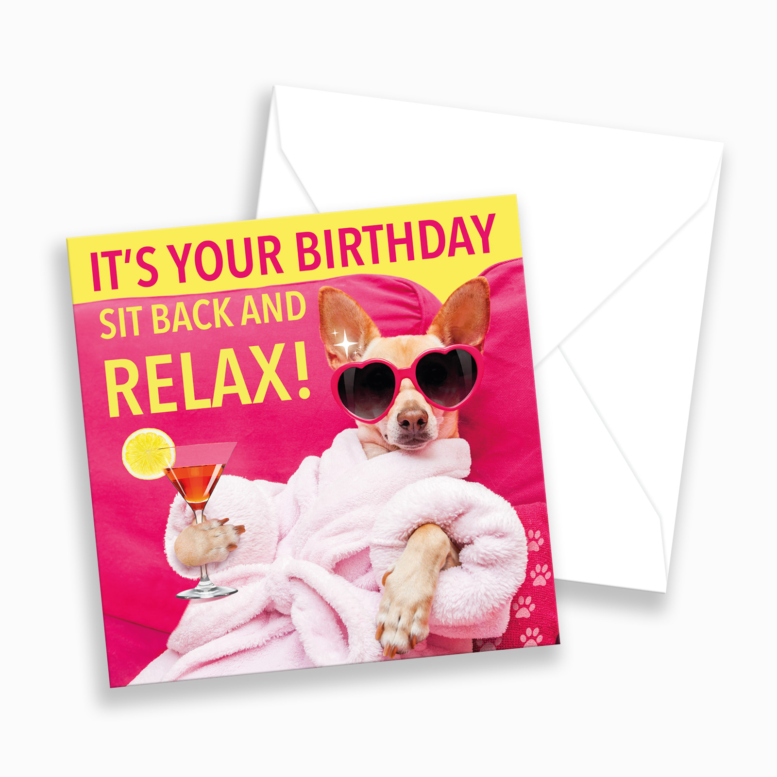 A dog wearing sunglasses and a robe with a drink in a glass

AI-generated content may be incorrect.